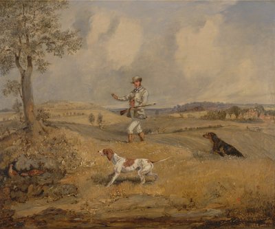 Partridge Shooting, kb. 1825. alkotó: Henry Thomas Alken