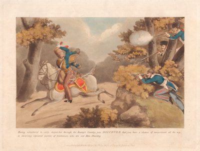 Hét darabból álló sorozat: [Katonai felfedezések] alkotó: Henry Thomas Alken