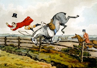 „Kvalifikált lovak és minősíthetetlen lovasok” alkotó: Henry Thomas Alken