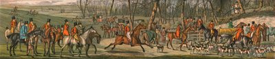 A vadászat – Találkozás, 1820, 1890. alkotó: Henry Thomas Alken