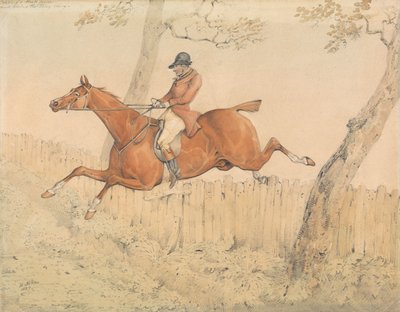 „Átugrani egy parkkerítésen és könnyedén megcsinálni” alkotó: Henry Thomas Alken