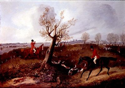 View Halloo (egy a négy darabból álló sorozatból) (olaj, vászon) alkotó: Henry Thomas Alken