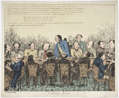 Tudományos Évkönyv, 1837 (színes rézkarc) alkotó: Henry Thomas after De La Beche