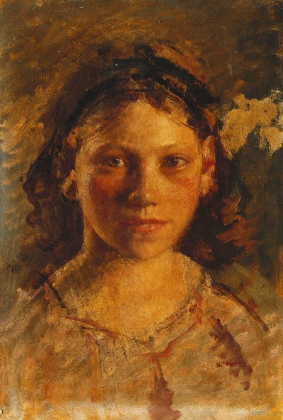 Egy lány feje alkotó: Henry Tonks
