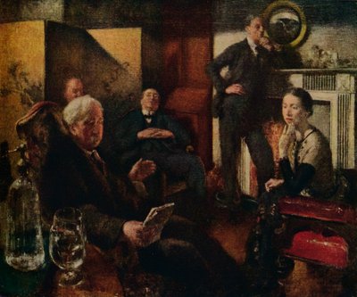 Szombat este a völgyben, 1928-9 alkotó: Henry Tonks
