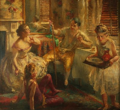 Strolling Players alkotó: Henry Tonks