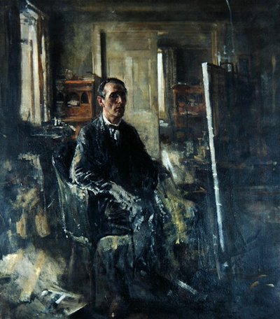 Walter Westley Russell (olaj, vászon) alkotó: Henry Tonks