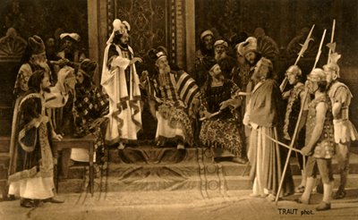 Jézus a Szanhedrin előtt, 1922. alkotó: Henry Traut
