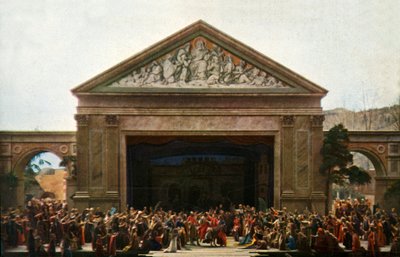 Belépés Jeruzsálembe, 1922. alkotó: Henry Traut