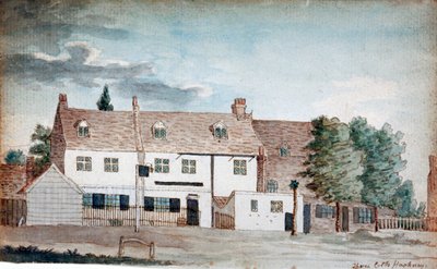 The Three Colts Inn, Hackney, London, 1795 alkotó: Henry Vaughan
