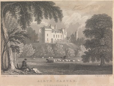 Airth kastély, Stirlingshire; 4. oldal (Első kötet) alkotó: Henry Wallis