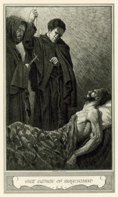 John Webster: A fehér ördög: Brachiano halála (litho) alkotó: Henry Weston Keen