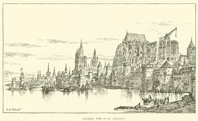 Köln, Szent Ignác ideje (metszet) alkotó: Henry William Brewer