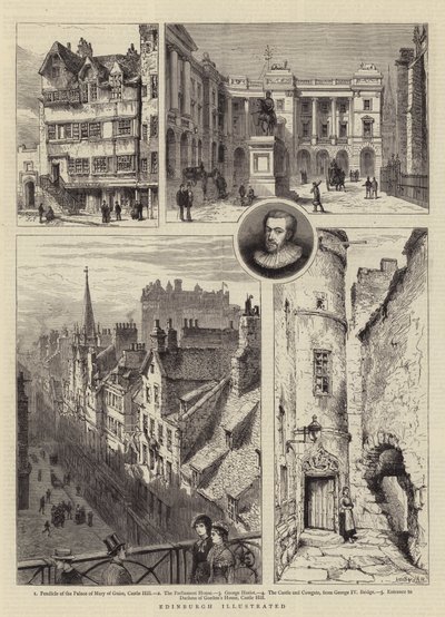 Edinburgh Illusztrált alkotó: Henry William Brewer