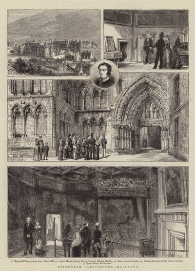 Edinburgh Illustrated, Holyrood alkotó: Henry William Brewer