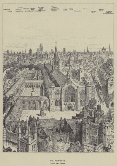 Newgate, Nyugatról alkotó: Henry William Brewer