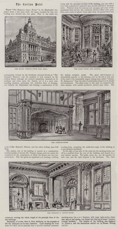 A Carlton Hotel alkotó: Henry William Brewer