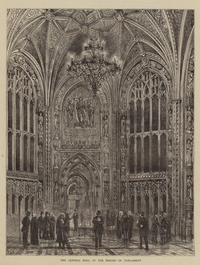 A Parlament központi terme alkotó: Henry William Brewer