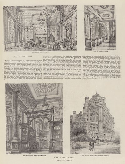 A Hotel Cecil alkotó: Henry William Brewer