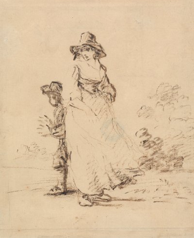 Vidéki fiú és lány alkotó: Henry William Bunbury