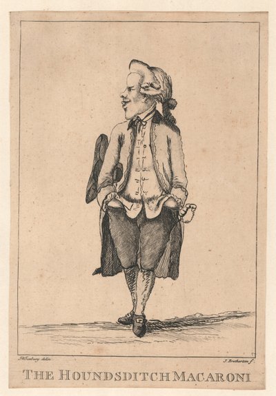 A Houndsditch makaróni alkotó: Henry William Bunbury