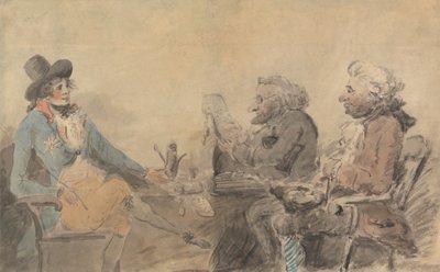 A régens herceg és a pénzkölcsönzők alkotó: Henry William Bunbury