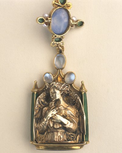 Kétoldalas medál részlete, 1907-1910 körül (vegyes technika) alkotó: Henry Wilson