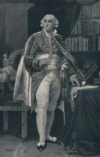 Jean-Jacques-Régis De Cambacérès - Párma hercege, 1800 körül, 1896 alkotó: Henry Wolf