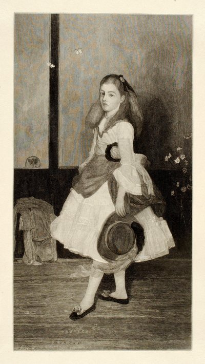 Miss Alexander (lány fehérben) alkotó: Henry Wolf
