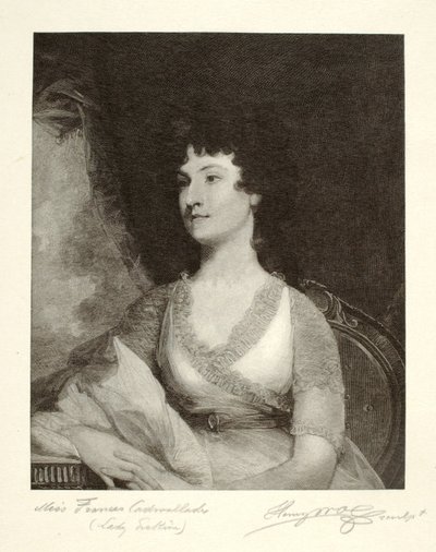 Miss Frances Cadwalader (Lady Erskine) alkotó: Henry Wolf