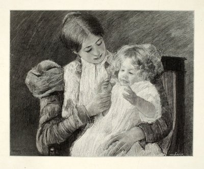 Anya és gyermeke alkotó: Henry Wolf