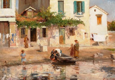 Figurák a víz szélén alkotó: Henry Woods