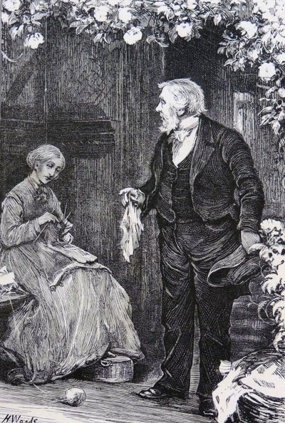 Nő kötés a négy tű alkotó: Henry Woods