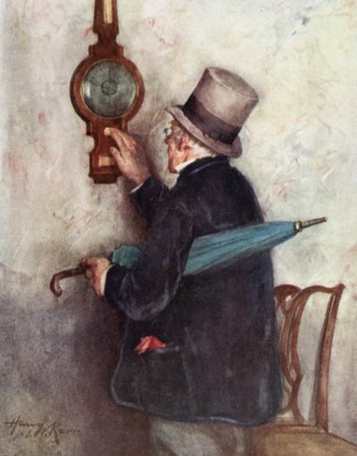A plébánia évkönyvei: Reggeli Konzultáció (színes litó) alkotó: Henry Wright Kerr