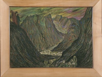 Dante et Virgile aux enfers - Dante és Vergilius a pokolban: (pasztell): Az elkárhozottak körmenete arany ólom- reverendában ... (pasztell) alkotó: Henry De Groux