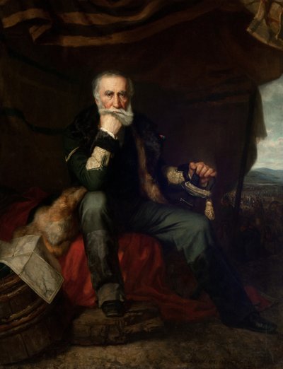 Henryk Dembiński tábornok portréja. alkotó: Henryk Rodakowski