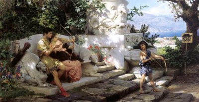 Veszélyes lecke, 1886. alkotó: Henryk Siemiradzki