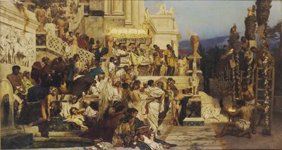 A kereszténység vezető fénye. Néros fáklyák, 1882 alkotó: Henryk Siemiradzki