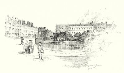 Grosvenor Square, London alkotó: Herbert (after) Railton