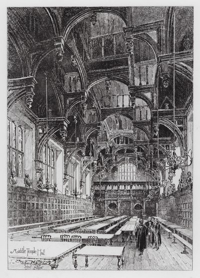 Középső Templomterem (metszet) alkotó: Herbert (after) Railton