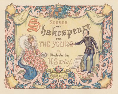 Címlapillusztráció a Scenes from Shakespeare for the Younghoz (színes litográfia) alkotó: Herbert (after) Sidney