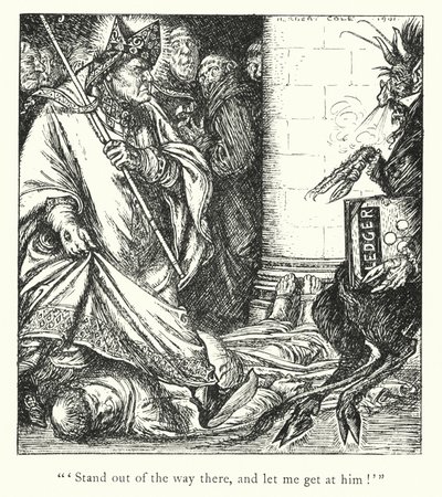 Ingoldsby legendák: Birchington testvérei (litográfia) alkotó: Herbert Cole