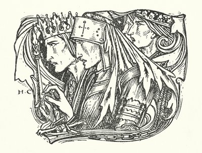 La Belle Dame Sans Merci (metszet) alkotó: Herbert Cole