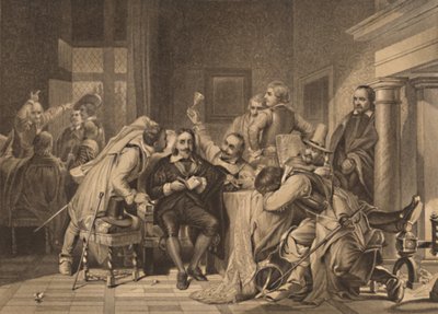 I. Károly az őrszobában, 1886 alkotó: Herbert Bourne