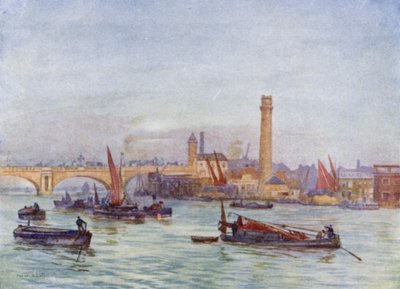 The Shot Tower, stb (színes litho) alkotó: Herbert Menzies (after) Marshall