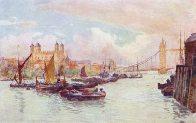A torony és a felső medence (színes litó) alkotó: Herbert Menzies (after) Marshall