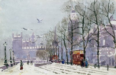 Egy téli nap, Westminster (wc) alkotó: Herbert Menzies Marshall