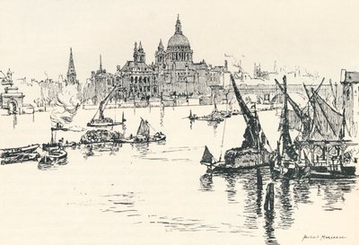 A Waterloo hídról, 1873, 1894 alkotó: Herbert Menzies Marshall