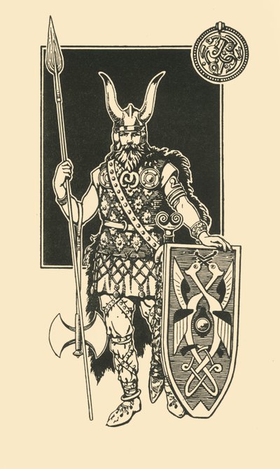 A Varangi Gárda skandinávja, 1924. alkotó: Herbert Norris