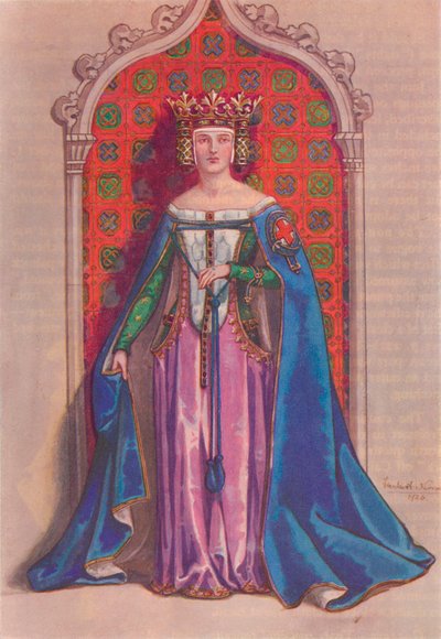 Fülöp királyné 1350, 1926 alkotó: Herbert Norris